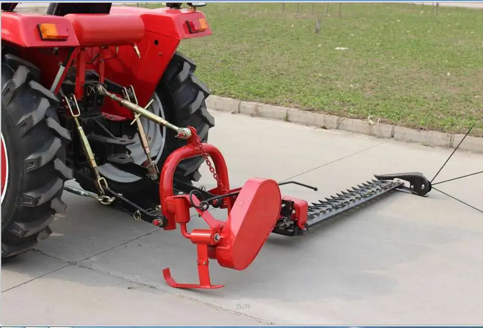 2.1 Agricultural small tractor mounted side reciprocating lawn grass sickle bar mower alfalfa cutter machine