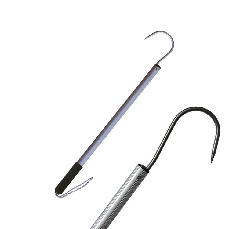 Strong a-alloy fish gaff hooks fishing spear made in china