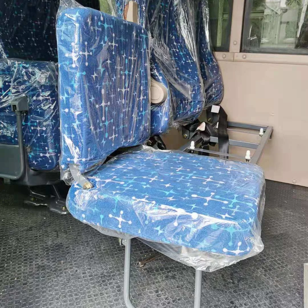 Factory Fabric folding seat school bus passenger seat for Toyota Coaster