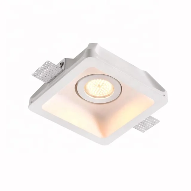 
GDLED GU10 Recessed Gypsum Downlight Plaster Trimless Spot light Indoor Residential Lighting 