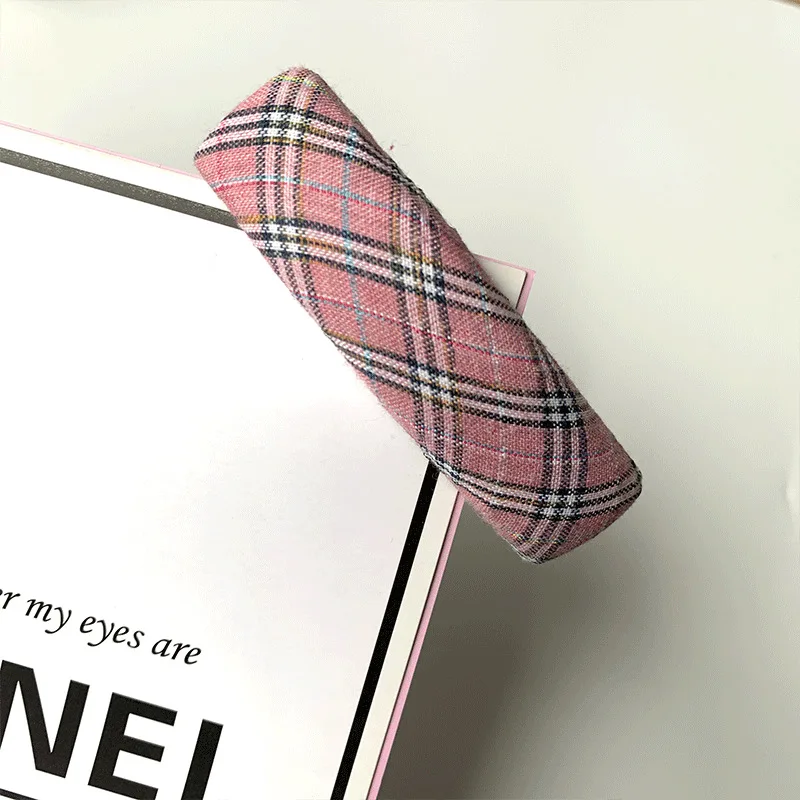 Luxury Designer  Hairclip Cloth Retro Clip Sponge Sweet  Hairpin Girls Party Striped Plaid Women Hair Accessories