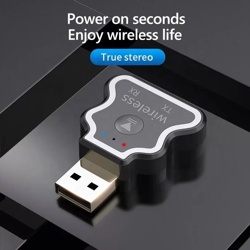 Автомобильный комплект bluetooth гарнитура USB BT приемник Aux BT 5,0 адаптер беспроводной аудио стерео музыкальный передатчик