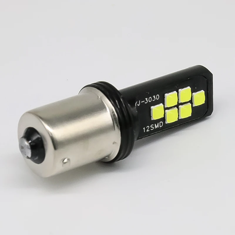 Star flute 1157 BA15S No Error Bright Auto Brake Lights Car Backup Reverse Lamps Turn Signal bulb smd led 3030