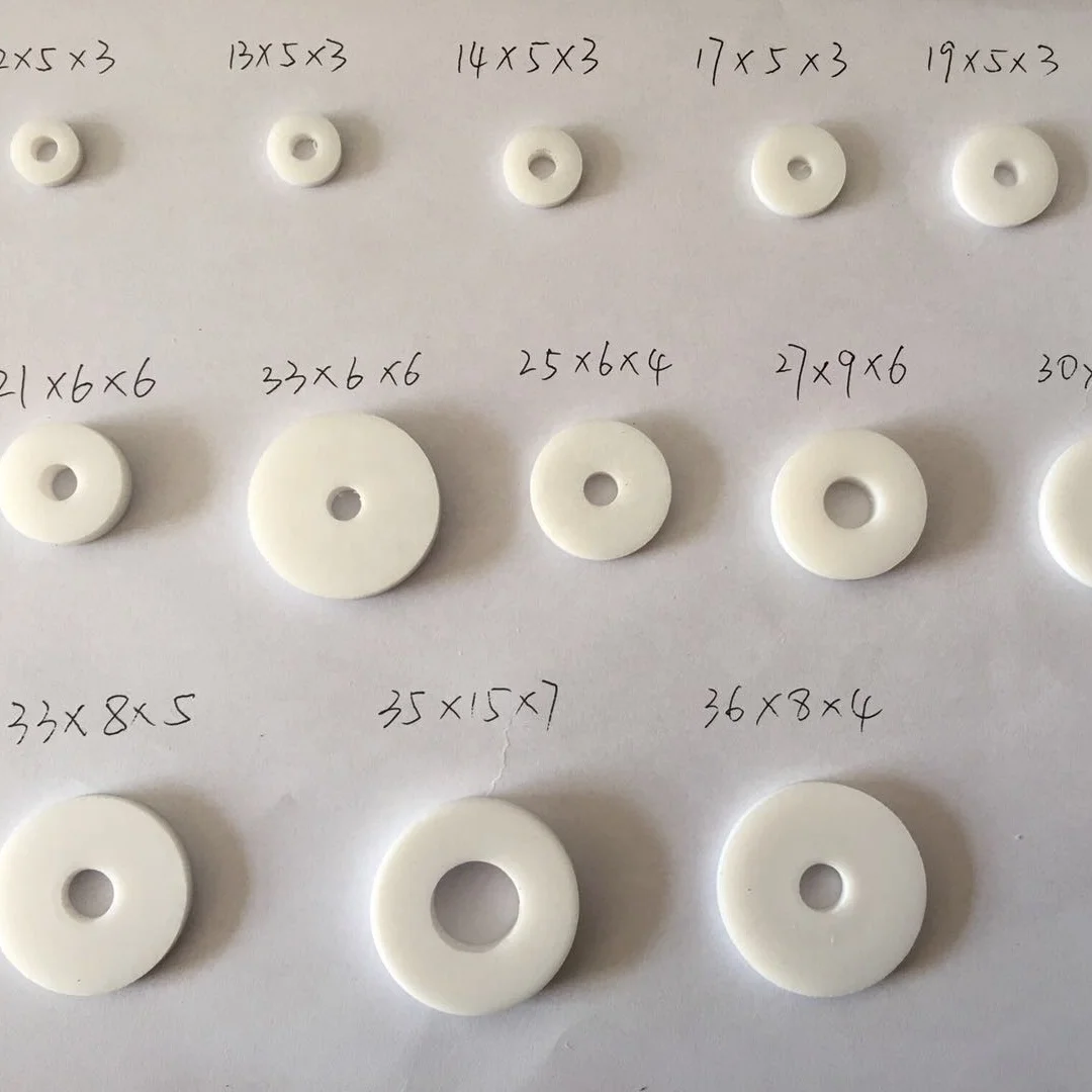 custom made plastic ptfe bushing pom peek acetal derlin acrylic PTFE gasket plastic washers products