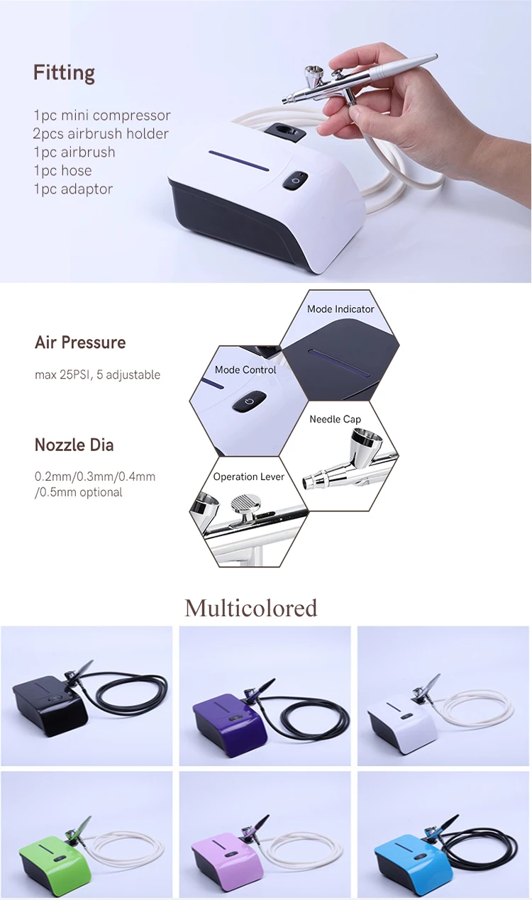 Low Price and Fast Delivery Promotional Mini Airbrush Compressor Kits