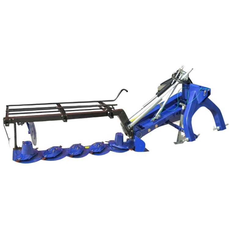 disc mower driven by the gear drive reversible knife blade use PTO modular cutterbar for harvesting kind of livestock grass