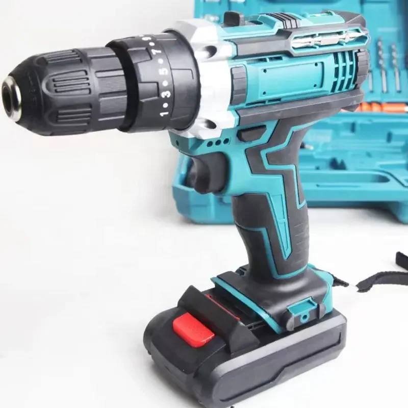 Hot Sale New portable professional multi-functional electrical impact drill  hardware tool set box