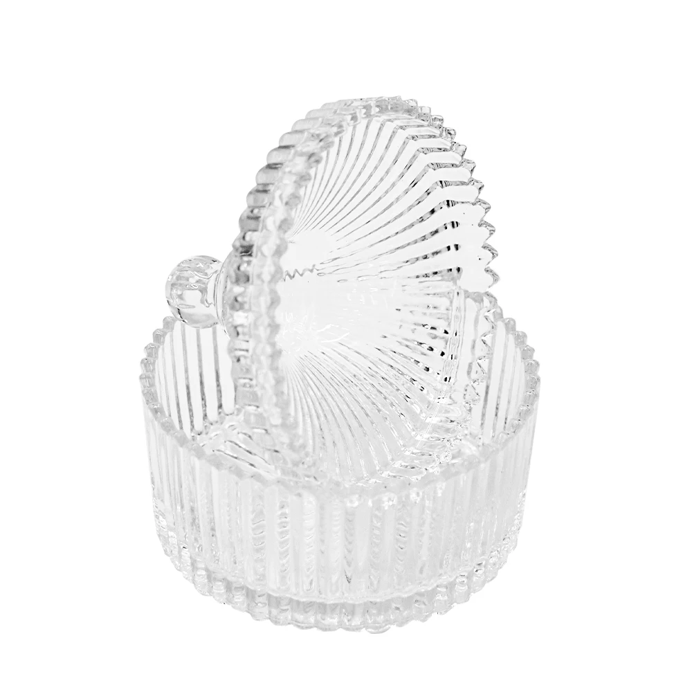 Wholesale 250ML 300ML Empty Candle Container Luxury Glass Cand Glass Container For Making Candles