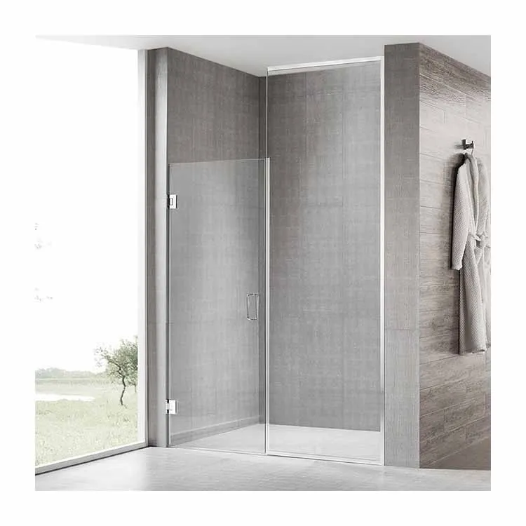 DDP Service Bath Hinge Door Foshan Frameless Tempered Glass Shower Doors Screen