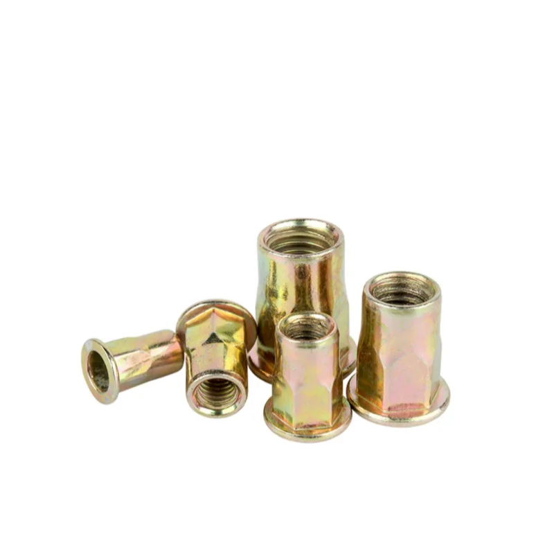 High quality Flange Nut Sert Brass Round Body Rivet Nut