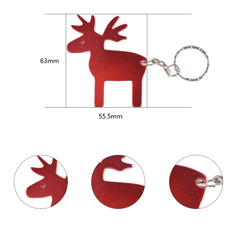 Markdown Sale Cute Christmas Keychain Ornament Cartoon Felt Christmas Tree Santa Claus Star Angel Elk Keychain Pendant Jewelry H