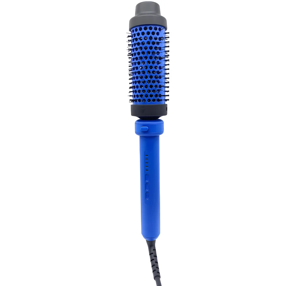 Interchangeable Ceramic Barrels 210C double PTC Blue Heated Hot Thermal Brush