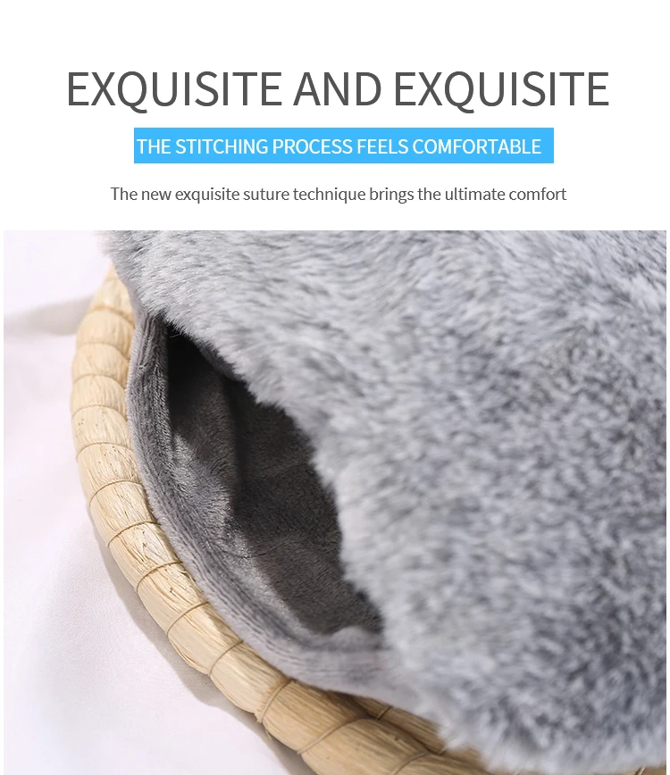 Plush Cloth Hand Warmer Student Hot Water Bottle With Premium Rubber For Pain Relief