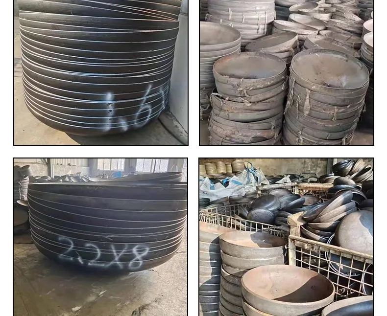 Carbon steel round head steel pipe  Pipe welding plug Custom stainless steel pipe fitting spherical Flange fitting seal