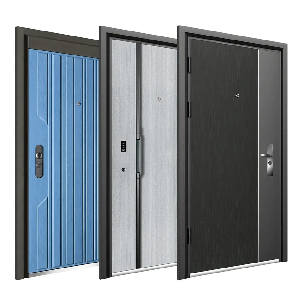 Factory Wholesale Household Anti-theft iron Doors Steel Doors Security Exterior Door