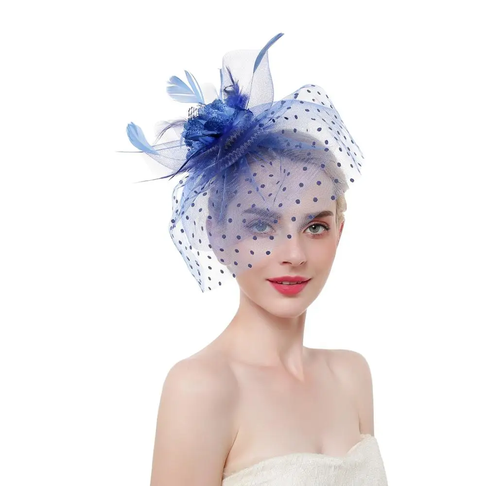 2020 Wedding fascinators and hats kentucky derby hat wedding hats women party
