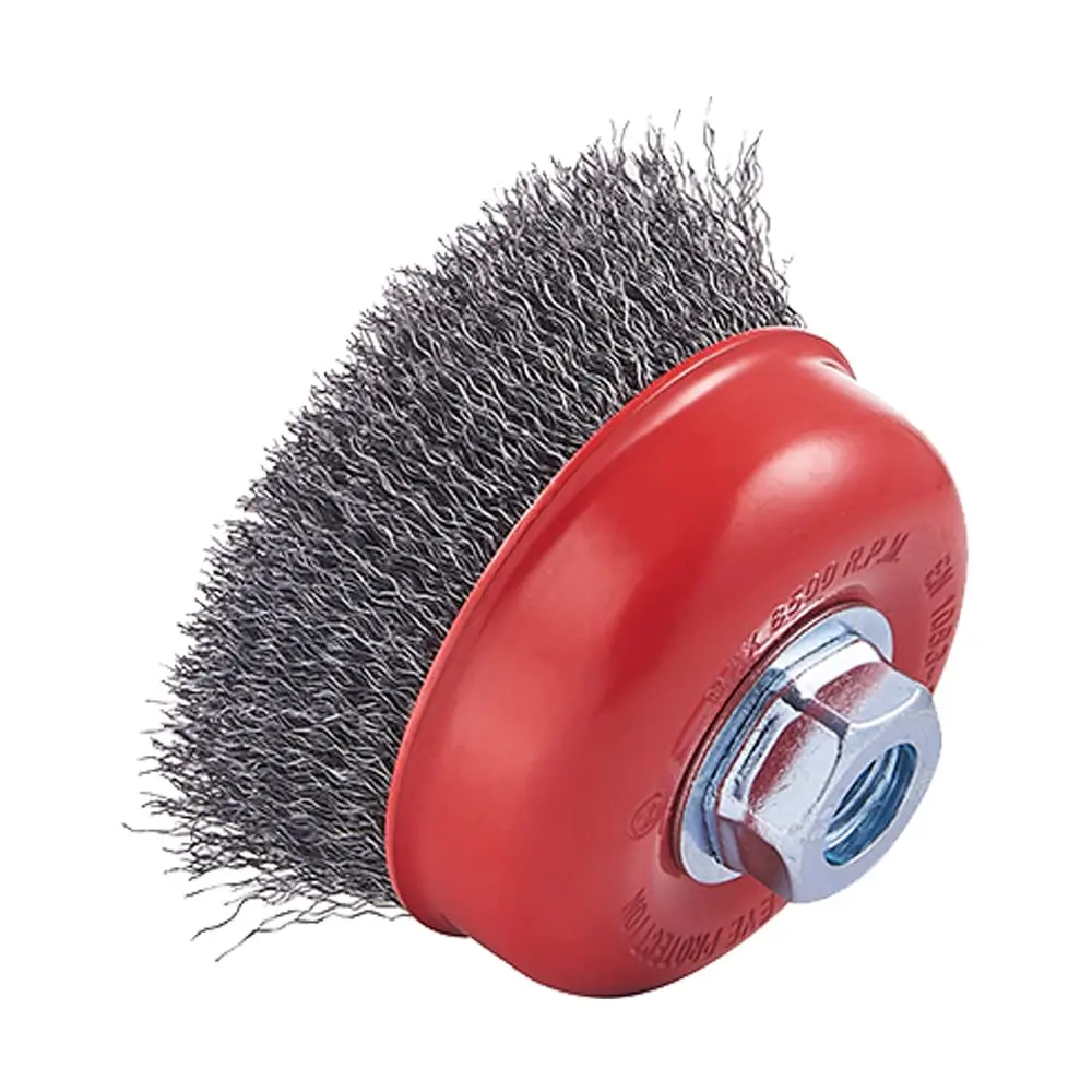 DELUN China Manufacture 75mm Cup Crimped Brush With High Performance In Competitive Price