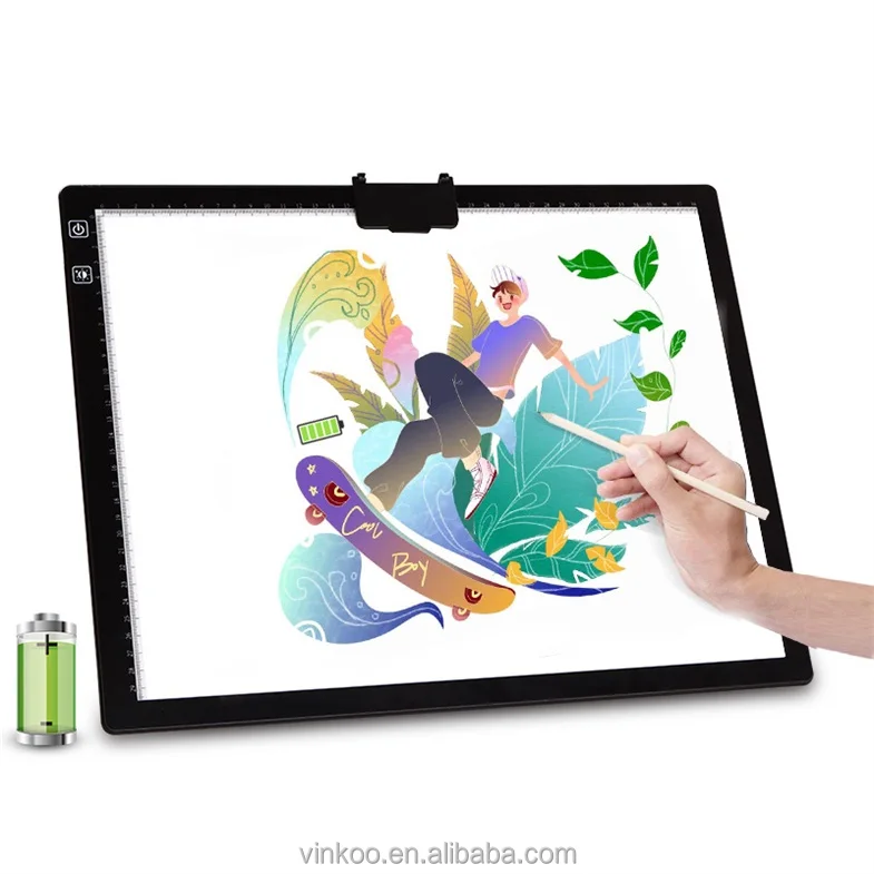 Bright Tablet Portable Tracer Pad Art Craft Led Trace Light Box Table for Tattoo Drawing