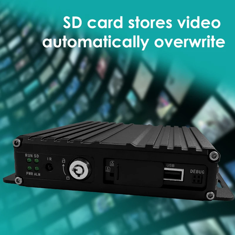 Vehicle Car Black box 4 Channel 256GB SD Card MDVR 4G GPS Mobile DVR For Truck/Bus