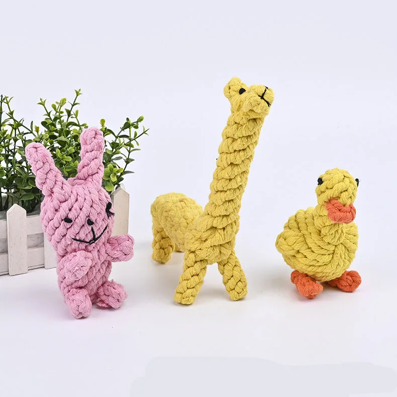 2022 Wholesale Eco Friendly Pet Supplies Interactive Toy Cotton Rope Dog Pet Chew Toys Juguete para Mascotas