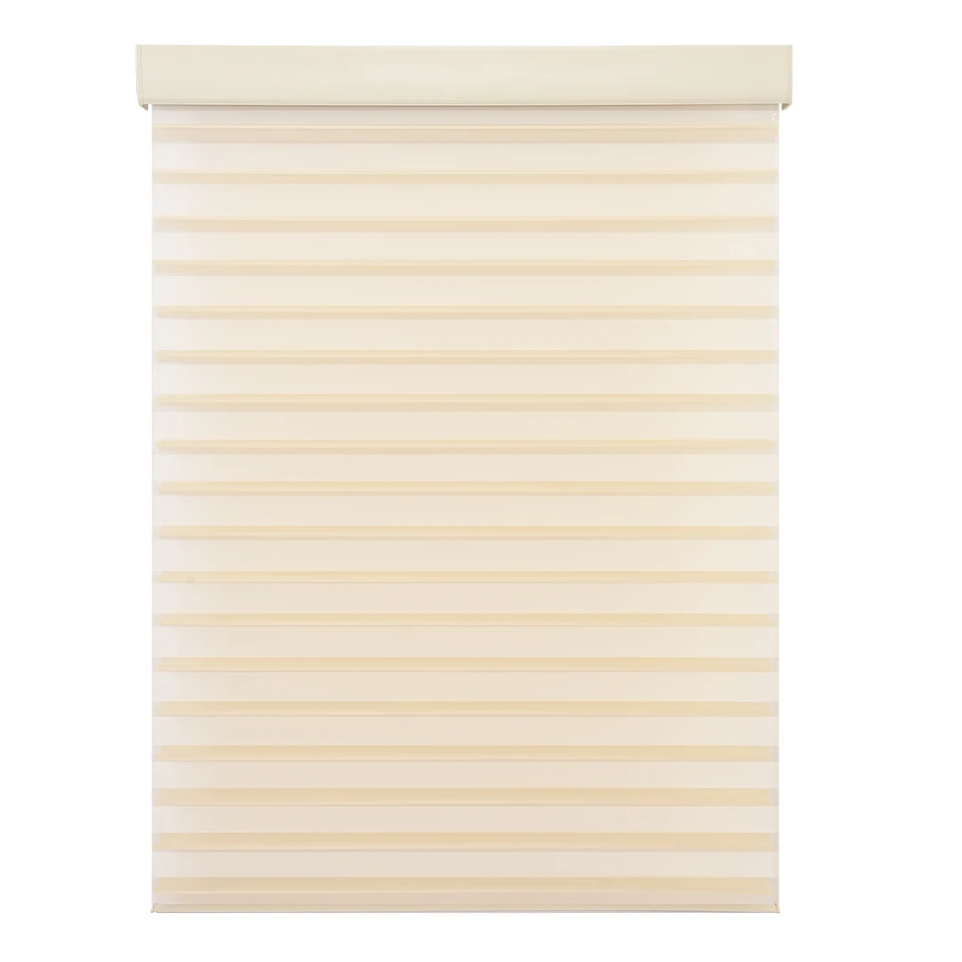 Stardeco 2023 New Arrival Linen Like Fabric Indoor Home Window Zebra Day Night Blinds Fabric Factory Shangri-la Zebra Blinds