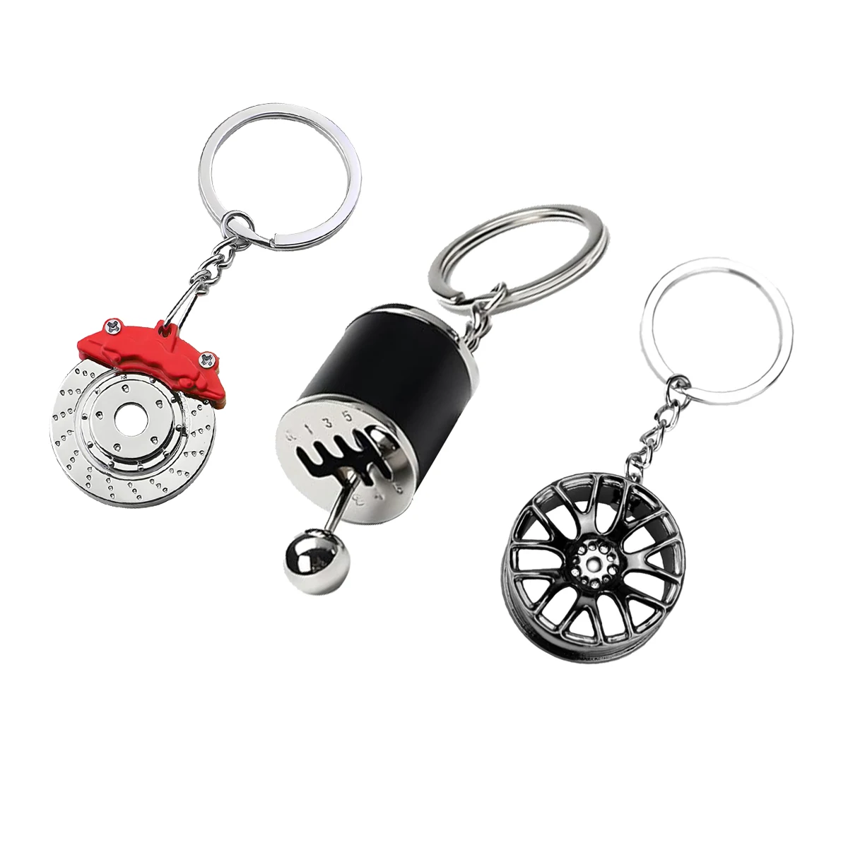 Custom Logo Cheap Price Turbo Keychain Black Silver Keychain Turbo Rainbow Turbo Key Chain
