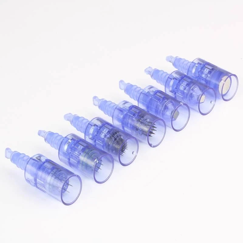 Disposable 9/12/24/36/42 Square Round Nano Pins Micro Derma Pen Needle Cartridges for Derma Pen Ultima A6