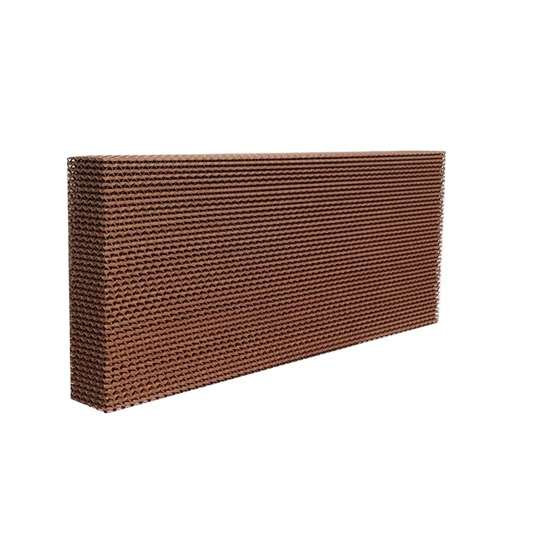 Honey comb cooler pad and exhaust fan  for  greenhouse air cooling system