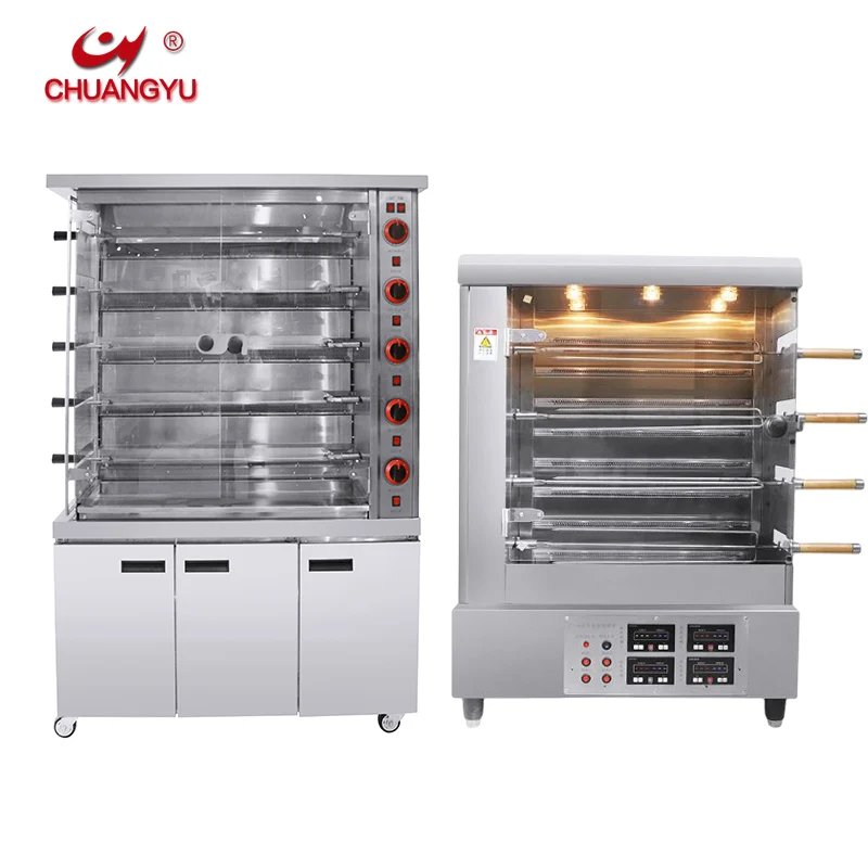 Chuangyu popular electric rotisserie chicken roasting machine for commercial small business