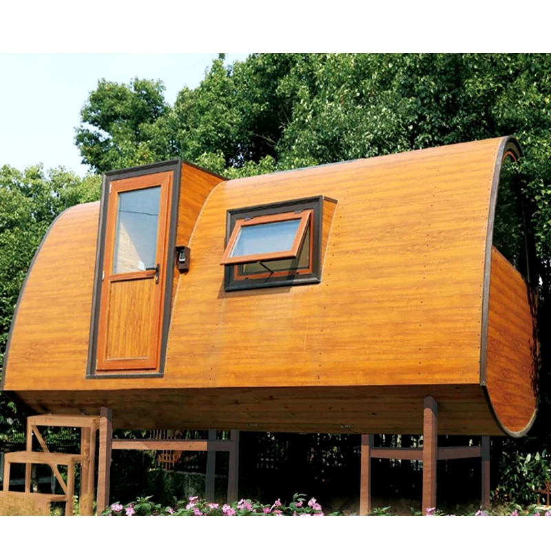 luxury  modular integrated  container  treehouse prefabricated outdoor wooden artificial prefab triangle tree house