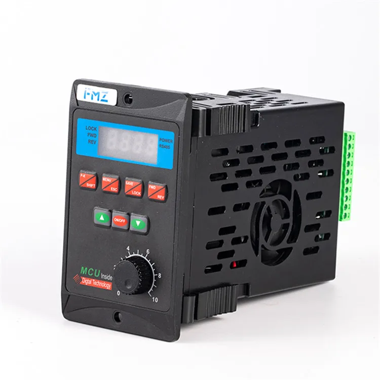 220V AC Mini VFD 0.2kw 0.4kw 0.75kw 110V 220V Single Phase Frequency Inverter T13-400W-12-H ac motor speed controller