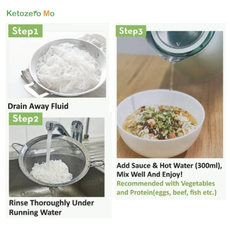 Vegan Friendly Odor Free Keto Vegan-Friendly Flavorful Diet Gluten Free Konnyaku Ramen Pasta