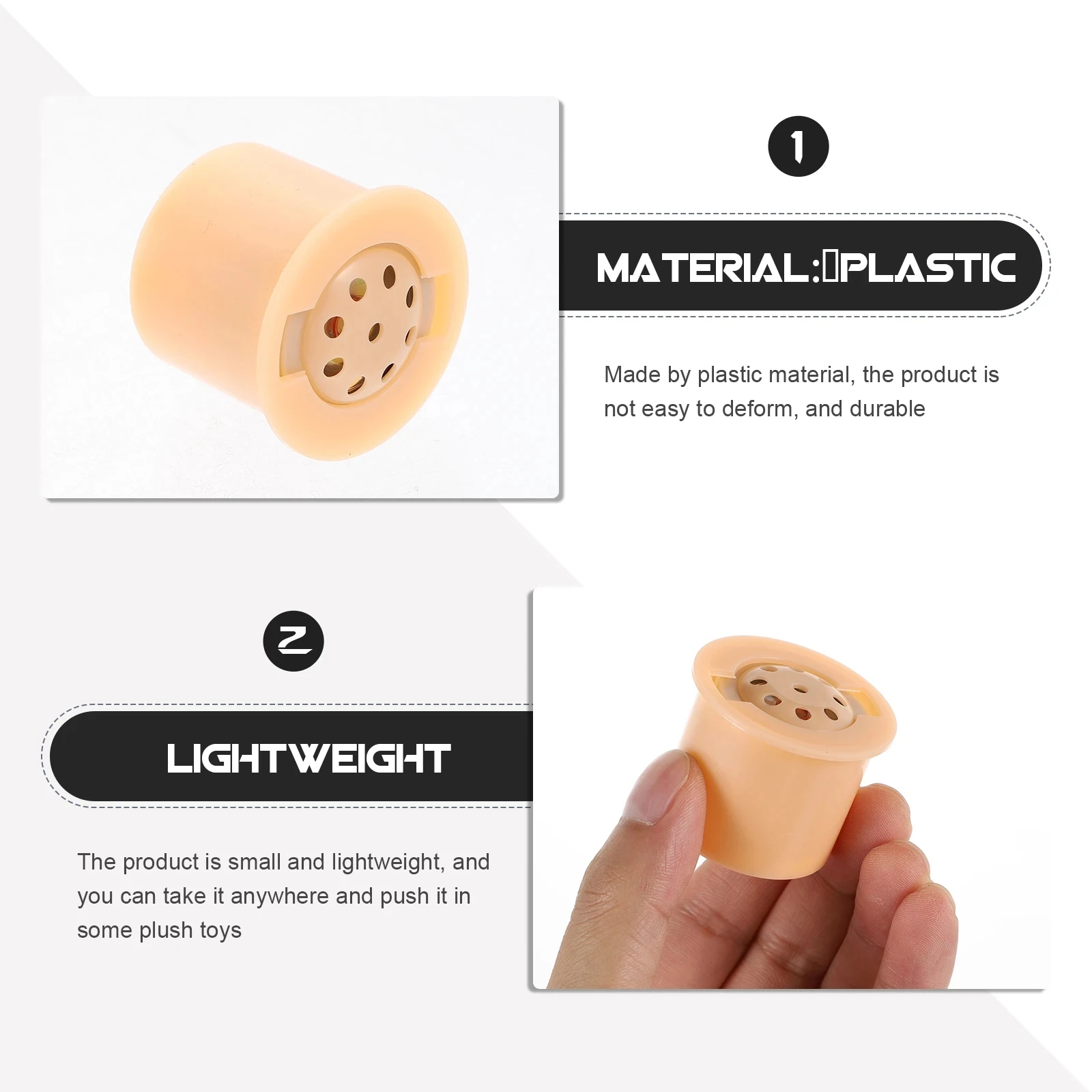 3W Voice Recording Box Message Box Module Clear Sound for Stuffed Animals/Gift/Toy DIY Voice Message Box Recording Module