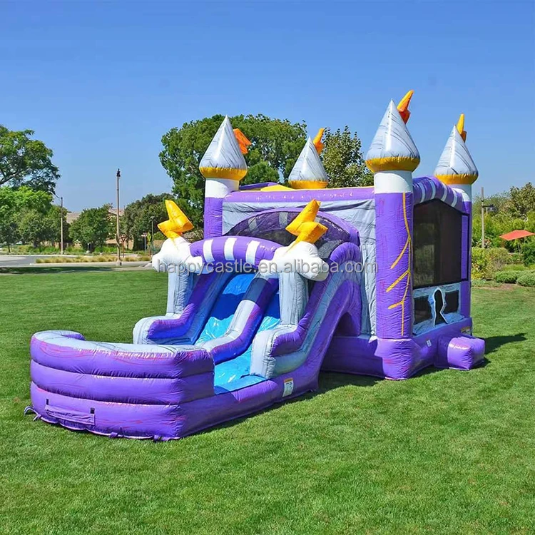 Party rental commercial grade bouncy castle bounce house slide combo for kids and adults
