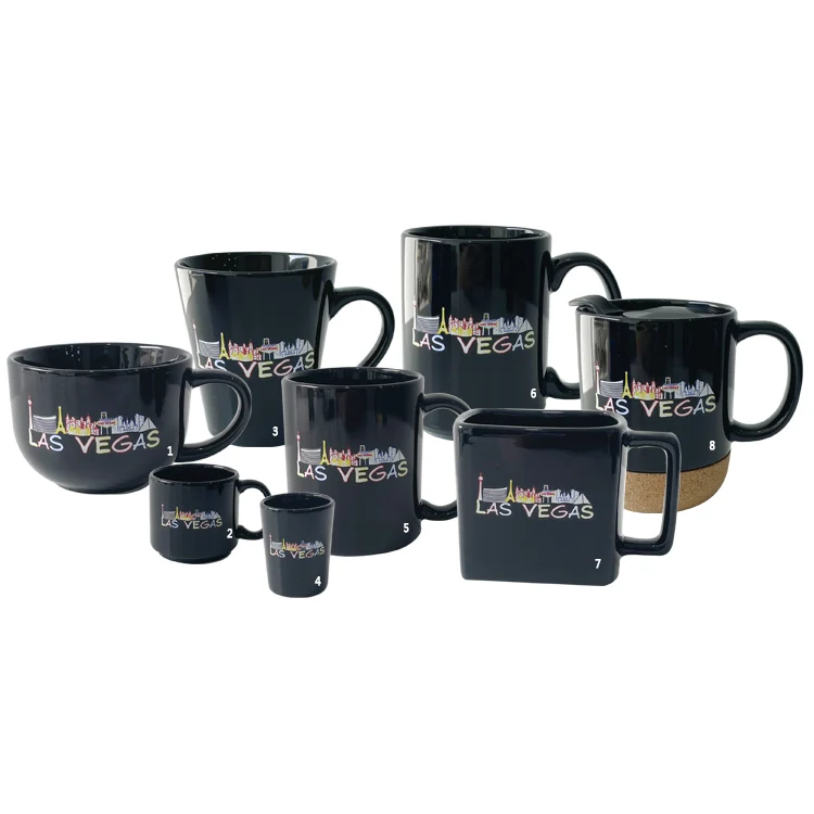 Eco Friendly Customized Custom Ceramic City Souvenir Cup Mug Design Gift Mug city printed mug