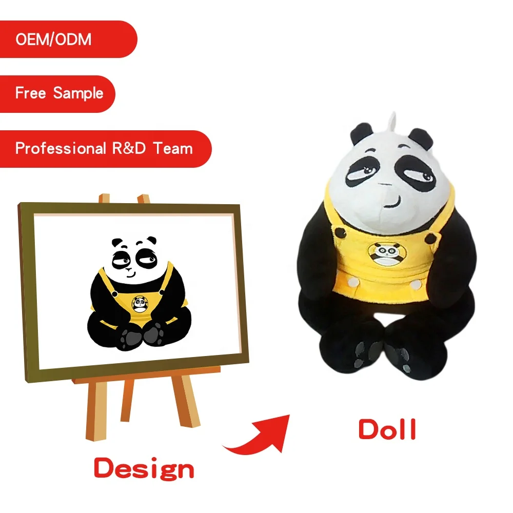 custom plushie art design Animal plush toys plush Embroidery face soft stuffed animal Promotional bulk logo turn plush toys