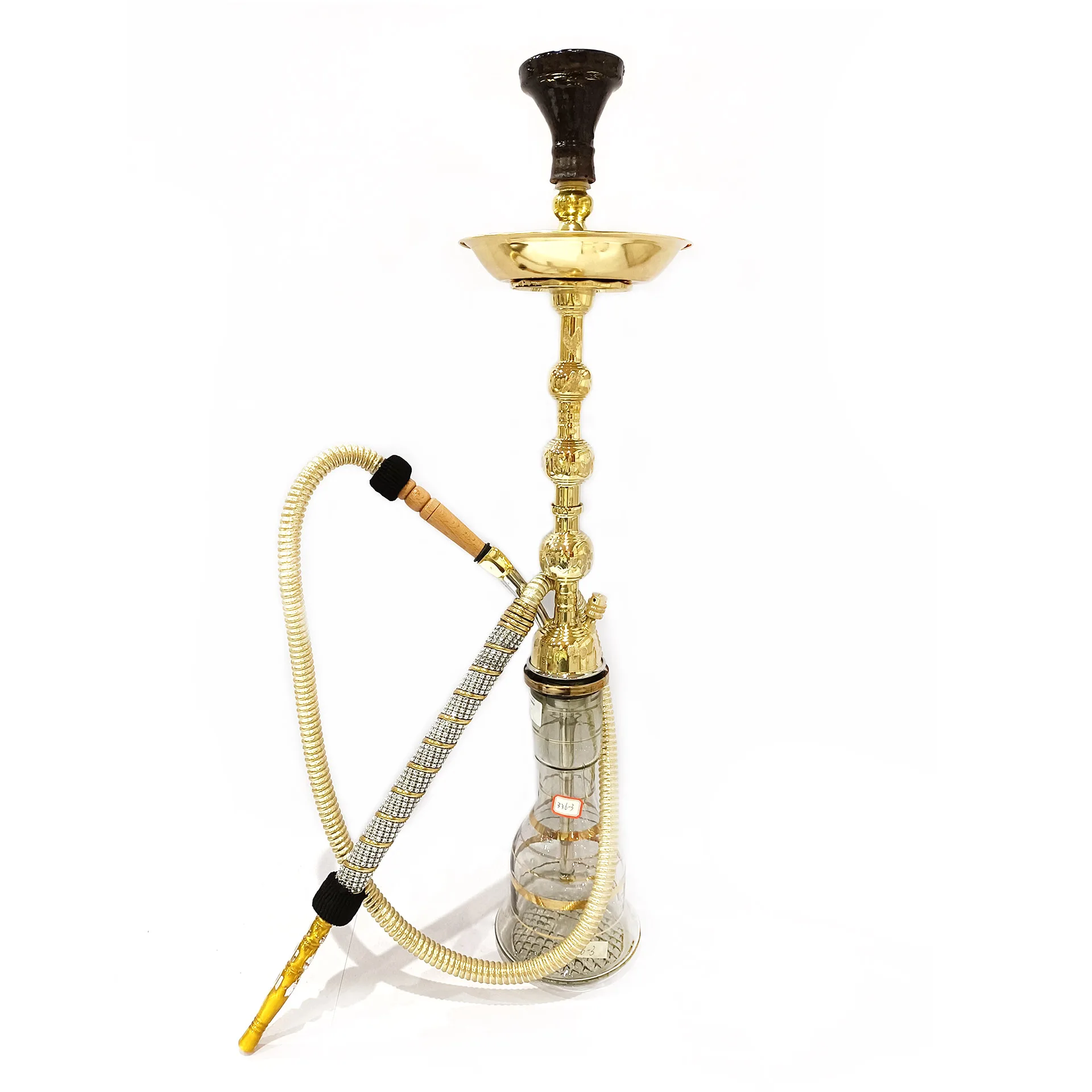 Unique Design Huka Hookah Single Hose Chicha Bowl Aluminum Steam Shisha Hookah