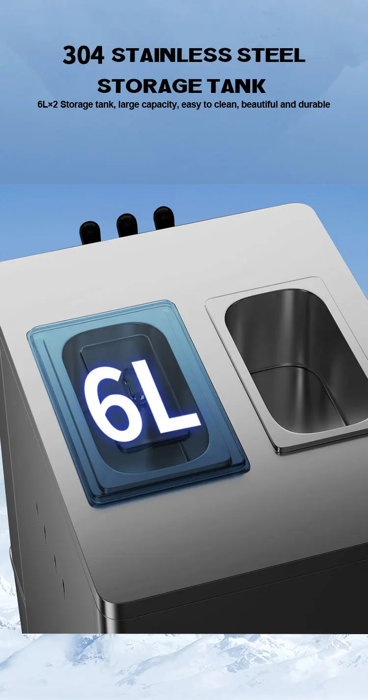 Air Cooling System commercial ice cream maker Easy to Operate table top making machine ice cream used for sale