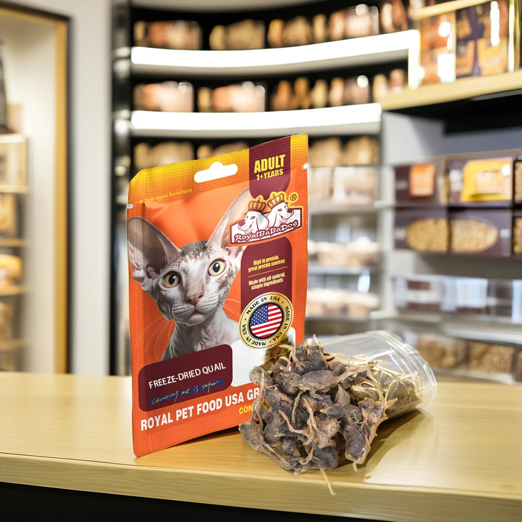 Professional Manufacture Nice Price Freeze-Dried Quail Freeze-Dried Pet Snack Quail