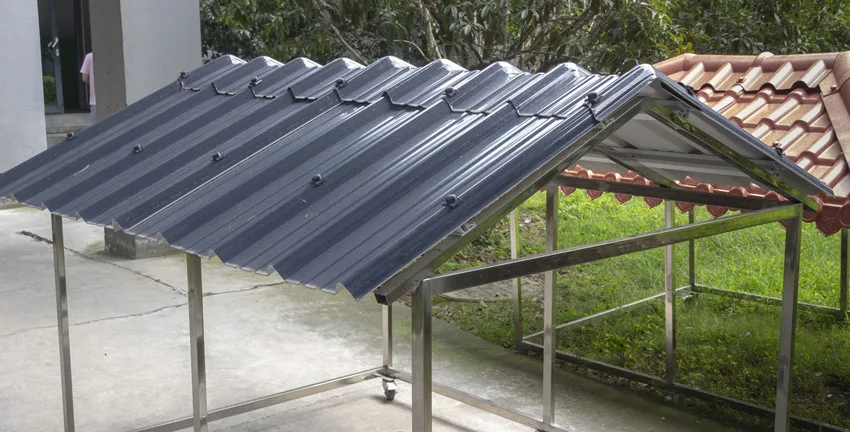 Metal replacement roof sheet upvc resin roof