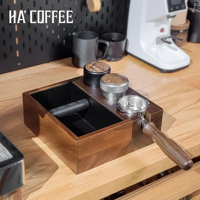Stainless With Gasket Coffee With Capsule Drawer Stainless Steel Large 4 In 1 Espresso And Tamp Tamper Station Kit Set Knock Box