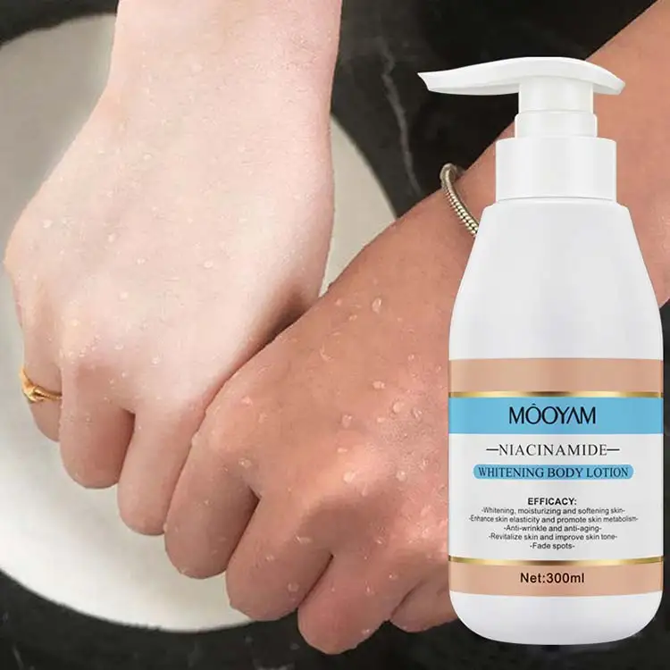 Частная этикетка Niacinamide крем органический Увлажняющий Осветляющий отбеливающий лосьон для тела черной кожи