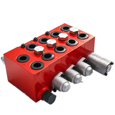 3 spools hydraulic proportional control valves