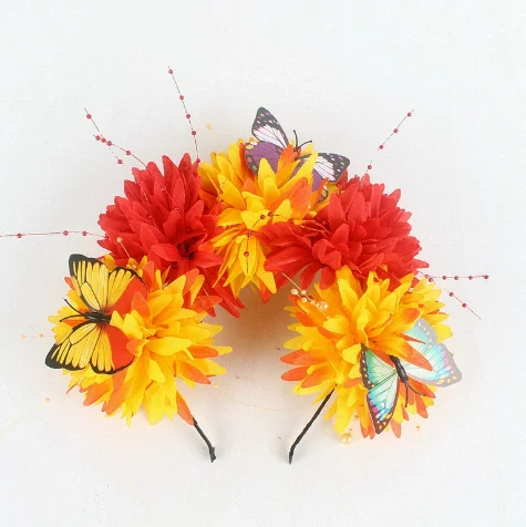 Halloween gifts flower skull headbands for Halloween party.png
