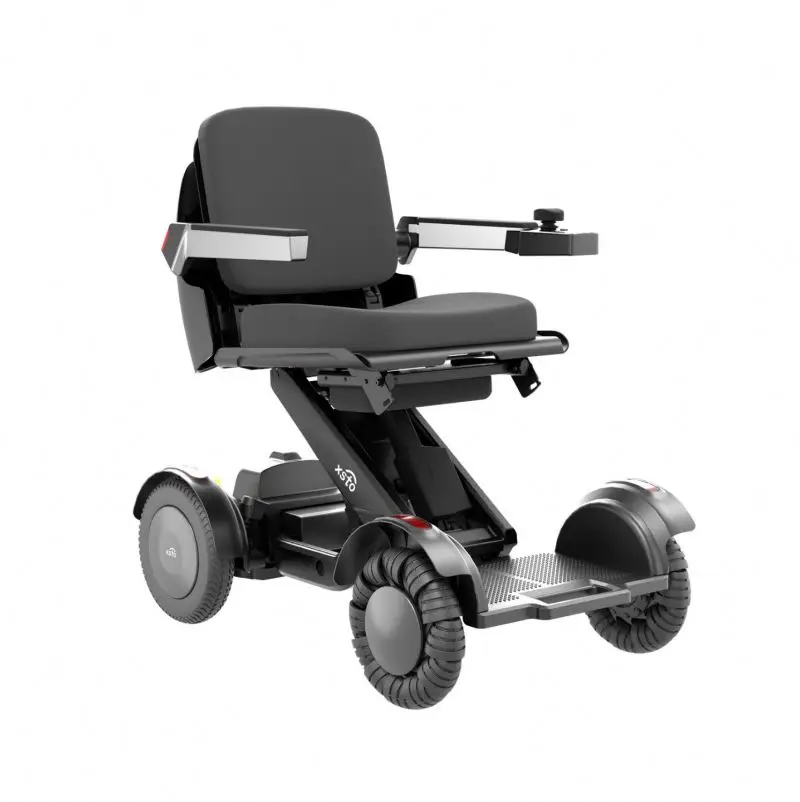 Chair Stair Lifting Folding Wheel Minicar New Wheelchair 2024 Climbs Stands Up Stairs 2X1 Motorized Wheelchair Alluminum