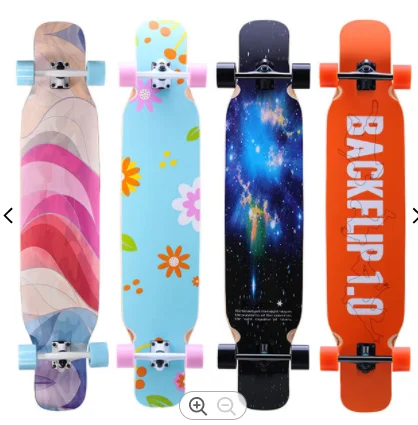 Good Quality 4 wheel surface custom surf professional adult dancing longboard skateboard