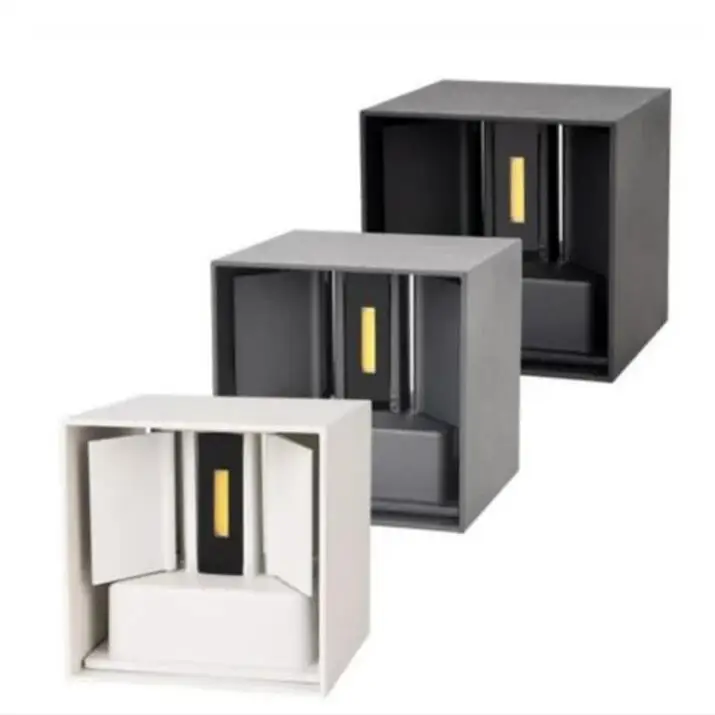 Dimmable COB Modern Adjustable Surface Mounted LED Wall Lamp Outdoor Waterproof Wall Light Garden