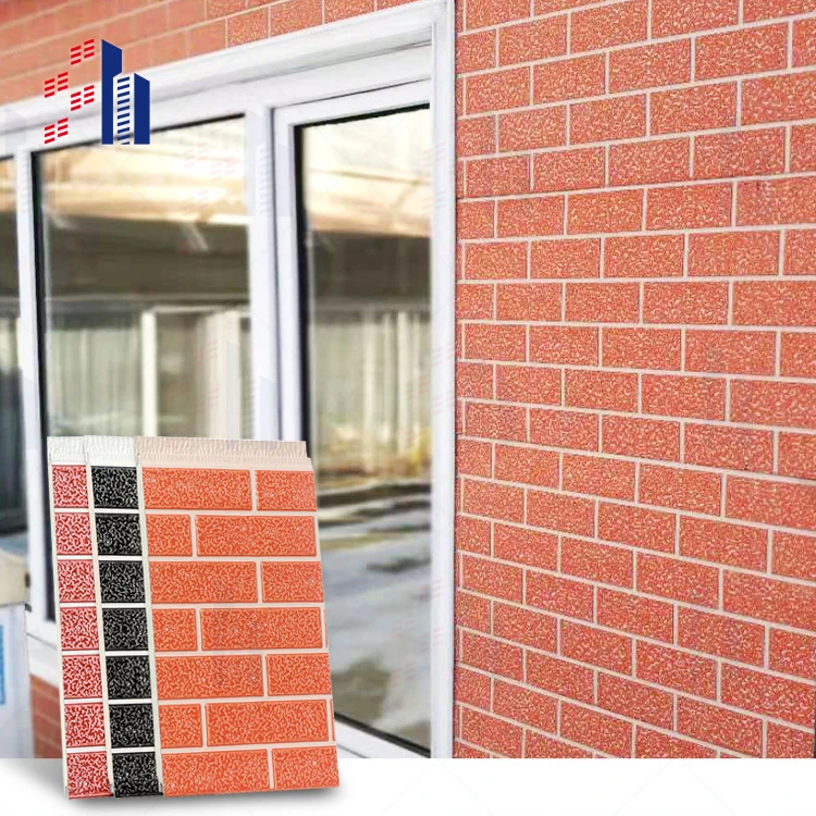 SH Quick Installation Waterproof Polyurethane Foam Panel Sandwich Panel Pu Exterior Insulation Panel