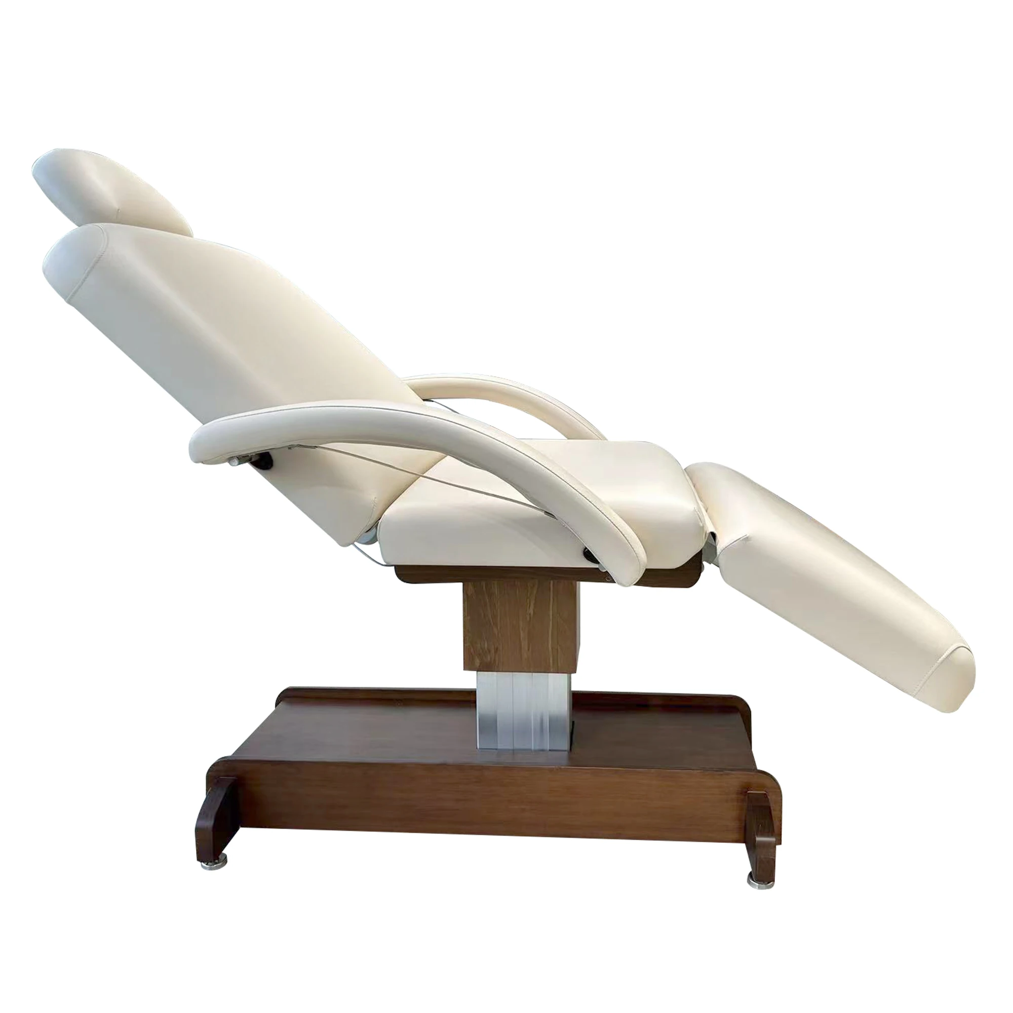 Mt Quaker- Deluxe Factory OEM High-quality Adjustable PU/PVC Leather Electric Beauty Bed SPA Table Cosmetic Bed