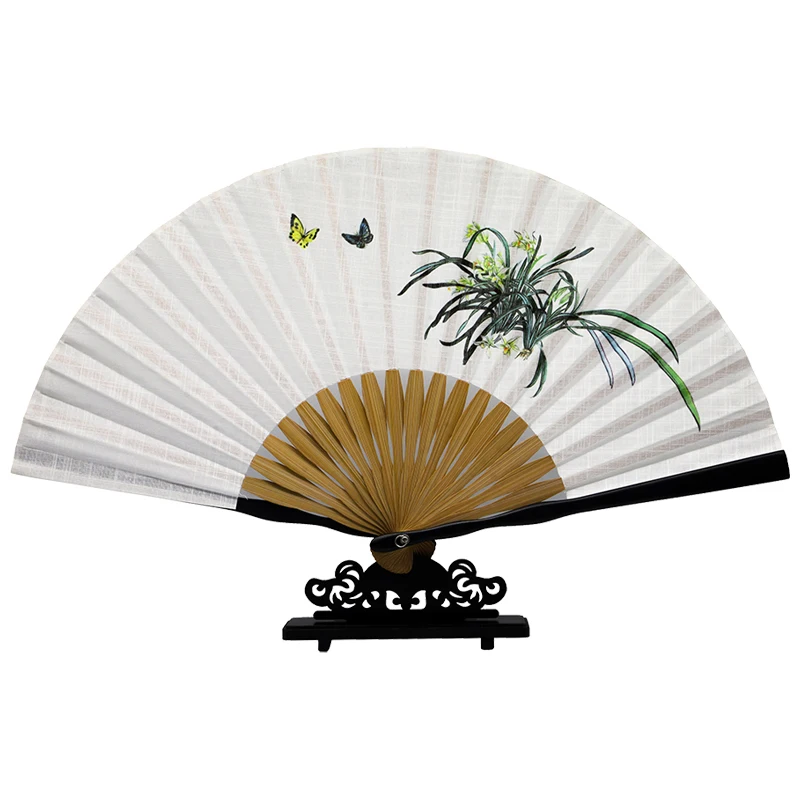Wholesale Fashion Cheap Gift Crafts Custom Wedding Bamboo Fan